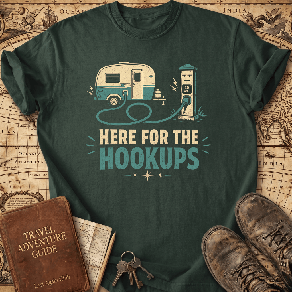 Here for the Hookups -- T-Shirt