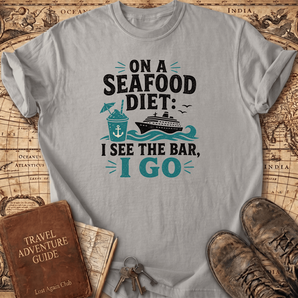 On A Seafood Diet I See The Bar - T-Shirt