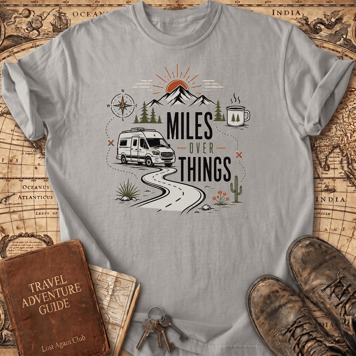 Miles Over Things - T-Shirt