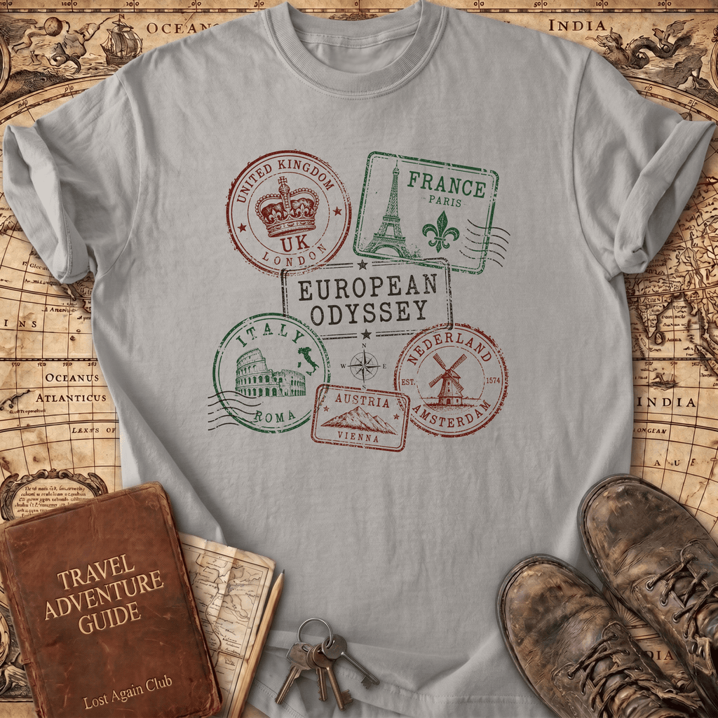 Passport Stamps - T-Shirt