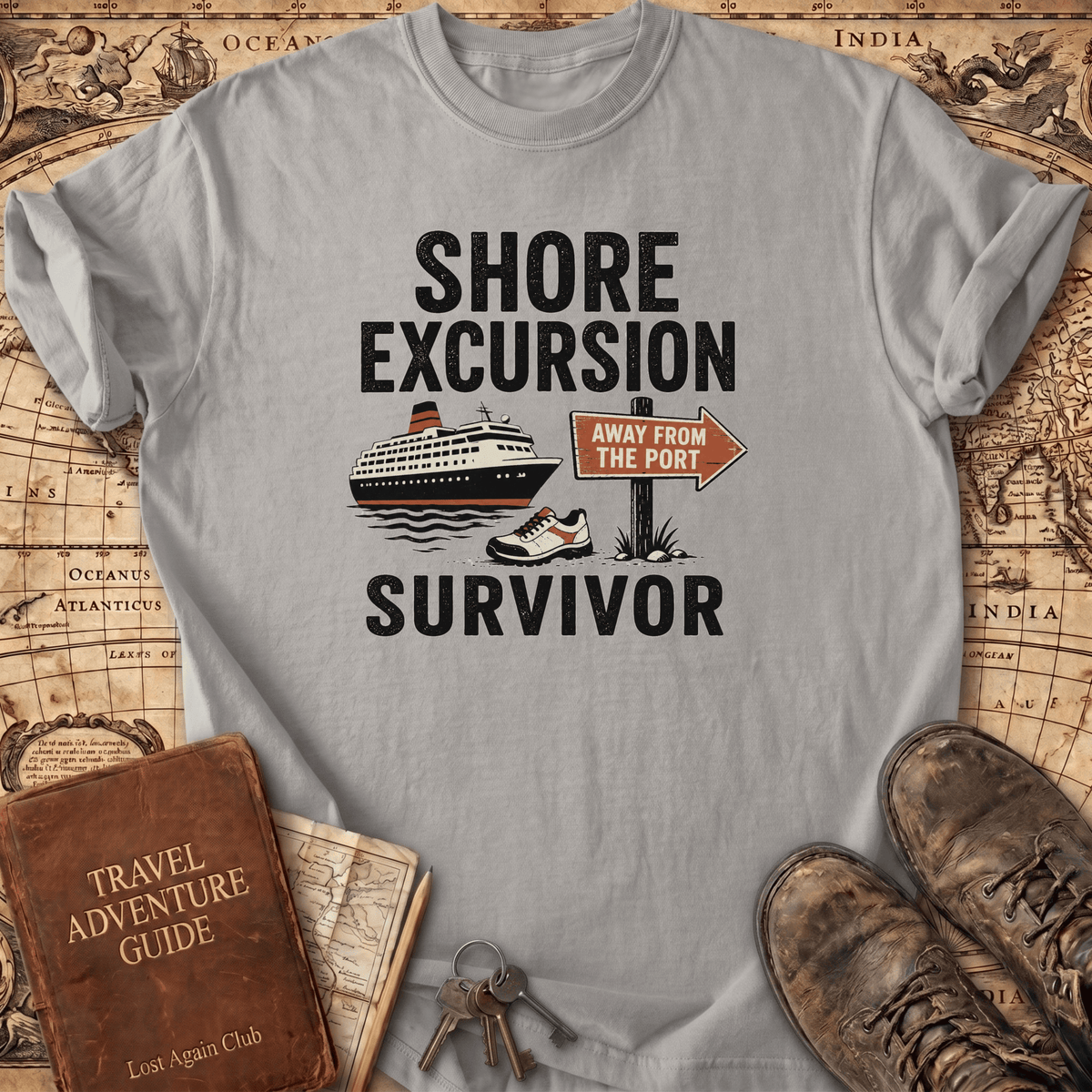 Shore Excursion Survivor - T-Shirt
