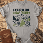 Expensive Bike Cheap Therapy - T-Shirt