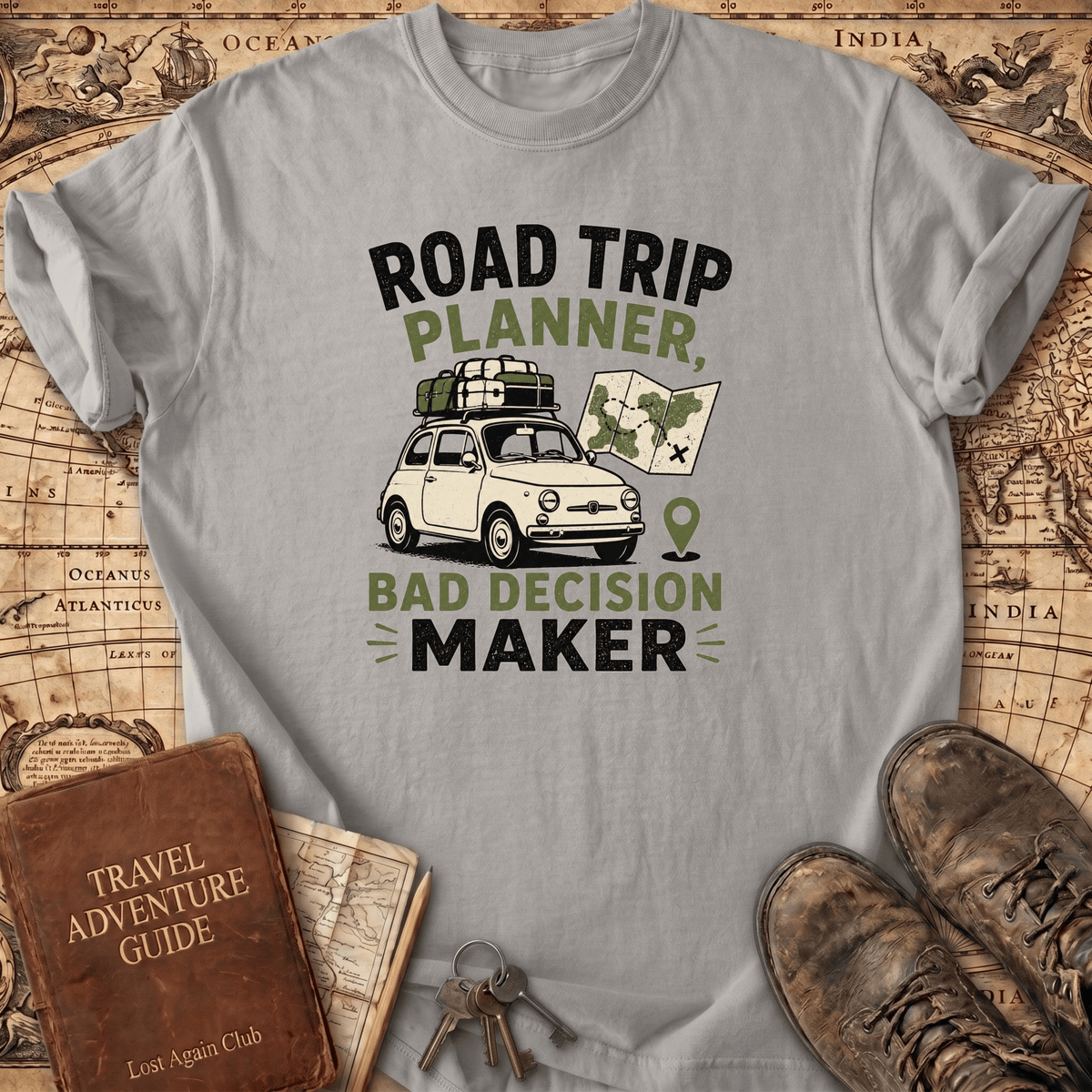 Road Trip Planner - T-Shirt