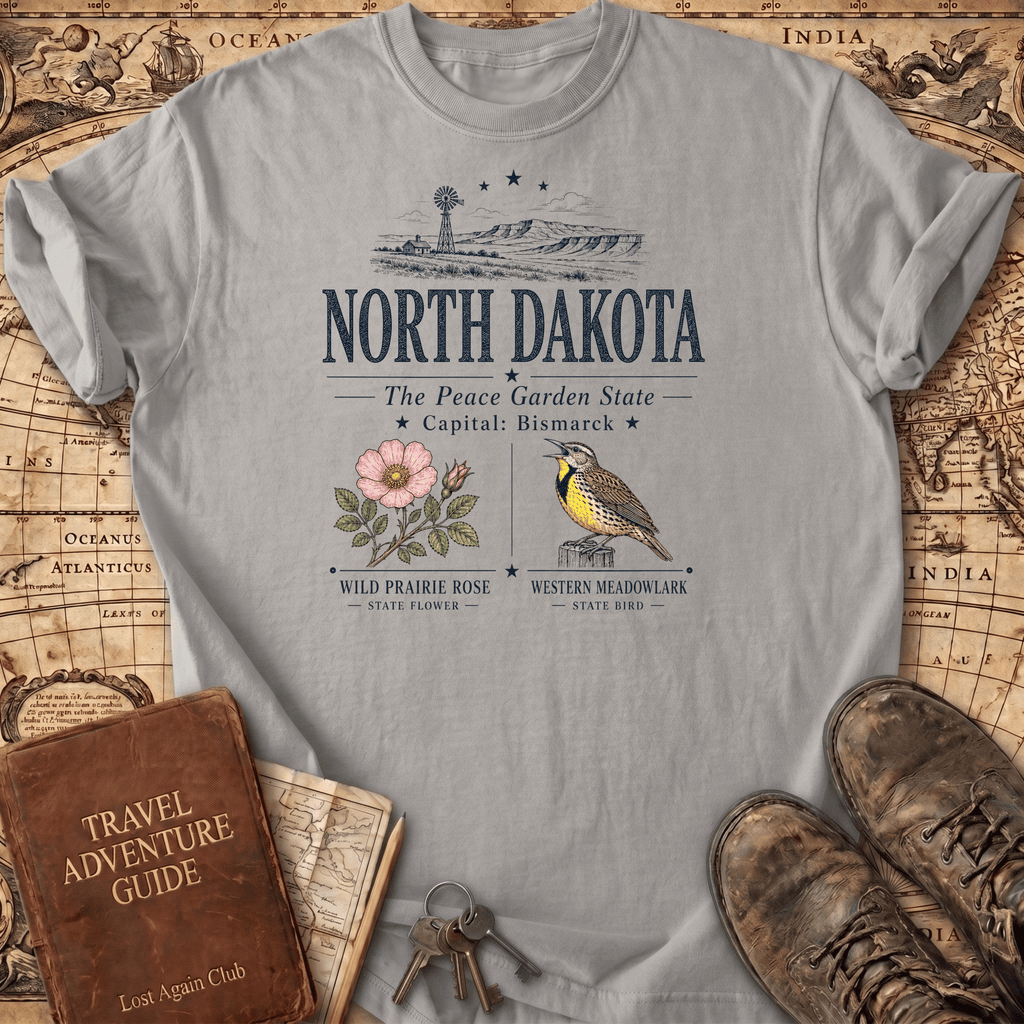 North Dakota -- T-Shirt
