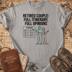 Retired Couple Full Itinerary T-Shirt