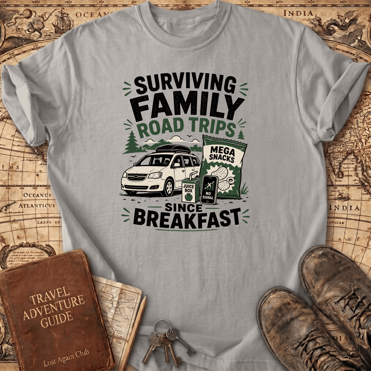 Surviving Family Road Trips - T-Shirt
