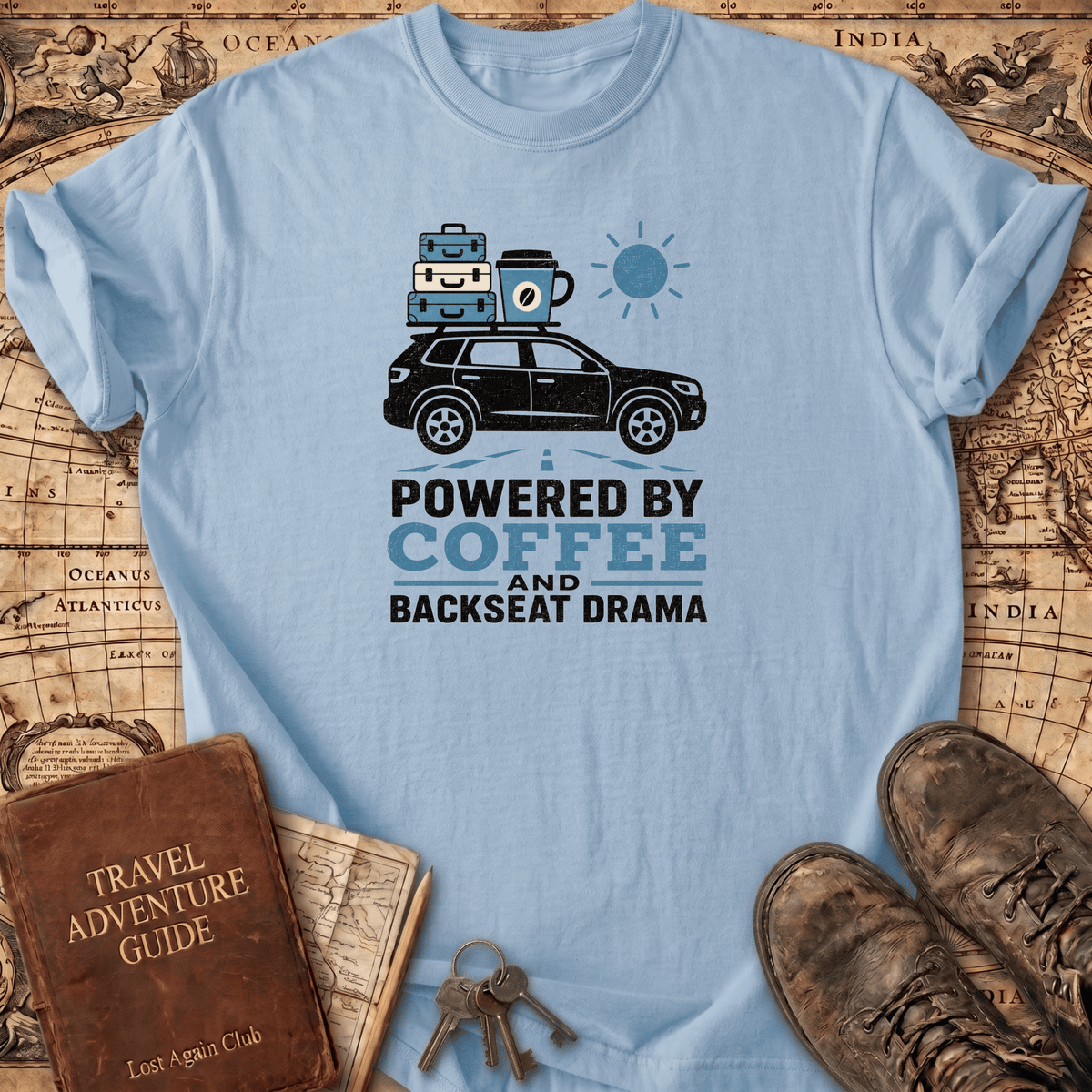 Powered By Coffee - T-Shirt