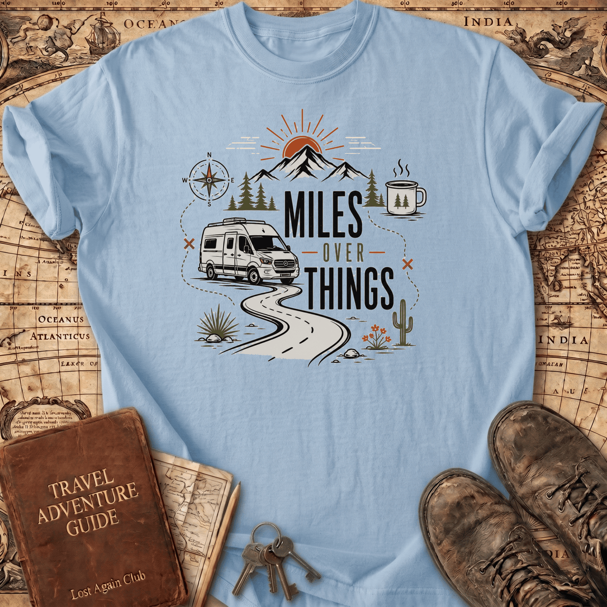 Miles Over Things - T-Shirt