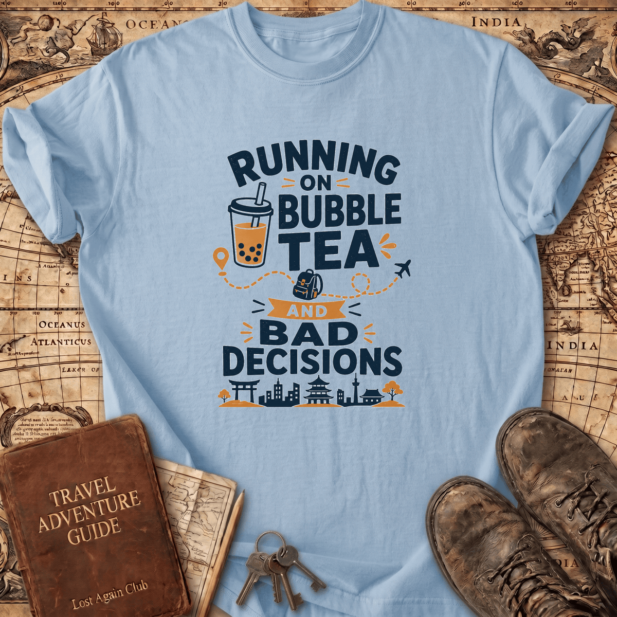 Running On Bubble Tea - T-Shirt