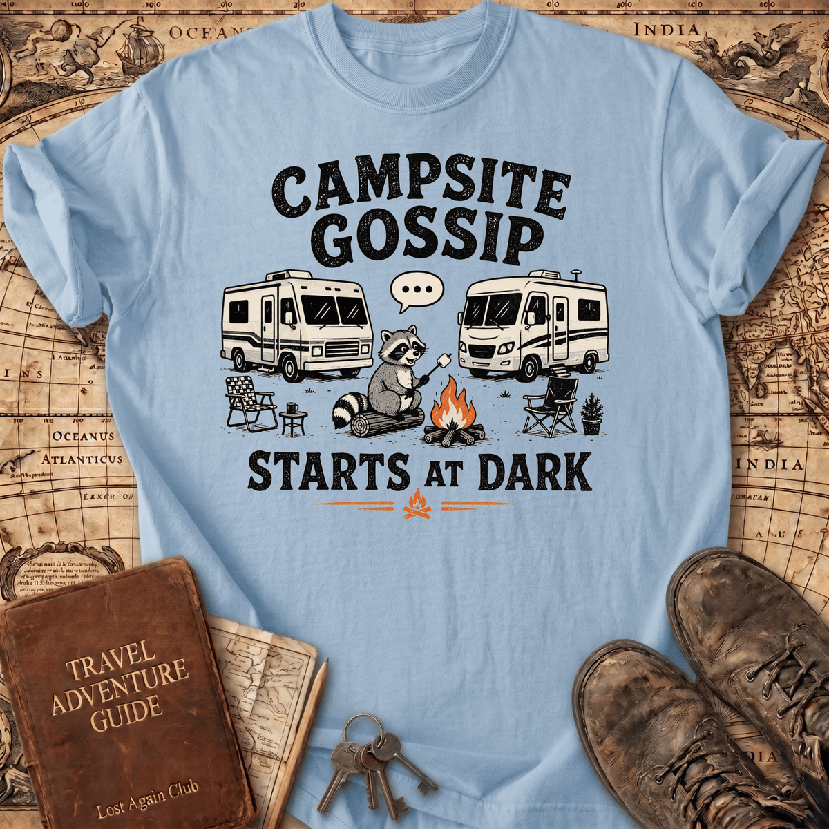 Campsite Gossip - T-Shirt