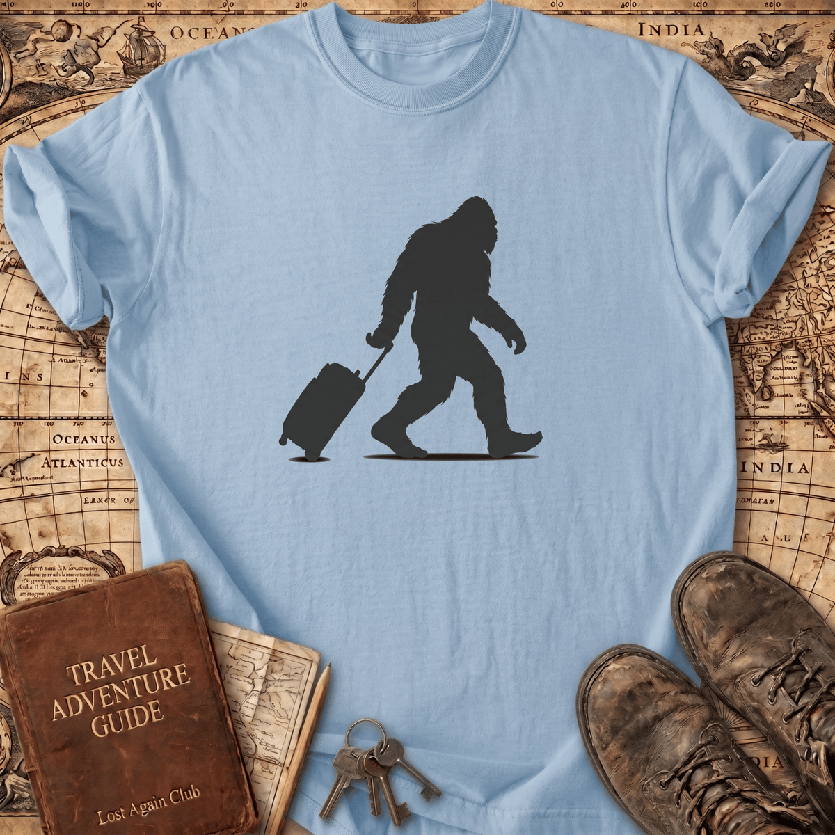 Traveling Bigfoot T-Shirt