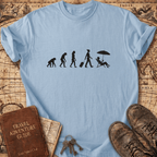 Evolution of Traveling Woman T-Shirt