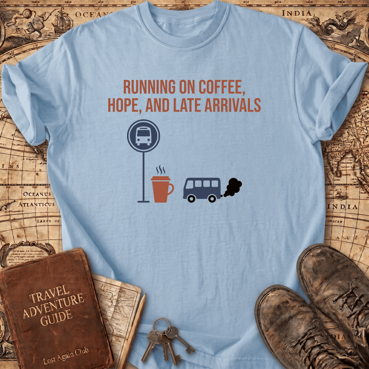 Running On Coffee Hope T-Shirt