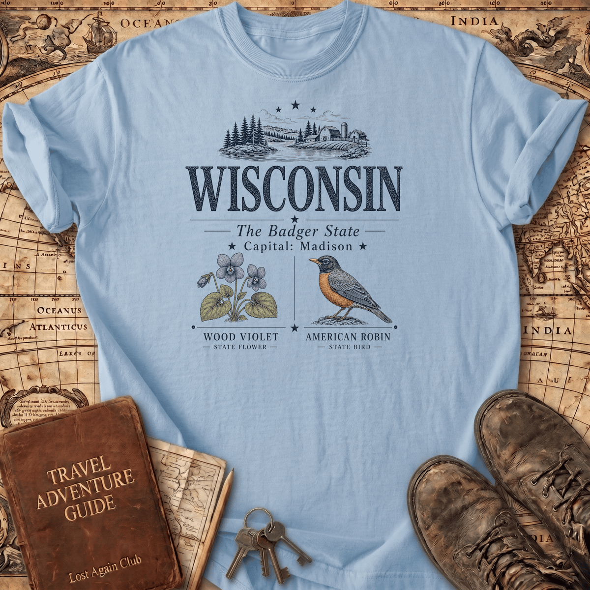 Wisconsin -- T-Shirt