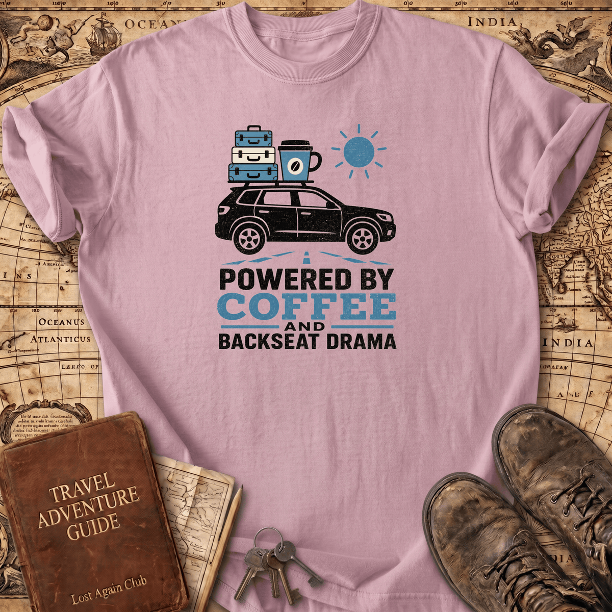 Powered By Coffee - T-Shirt