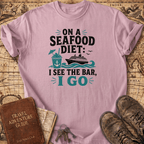 On A Seafood Diet I See The Bar - T-Shirt