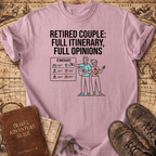 Retired Couple Full Itinerary T-Shirt
