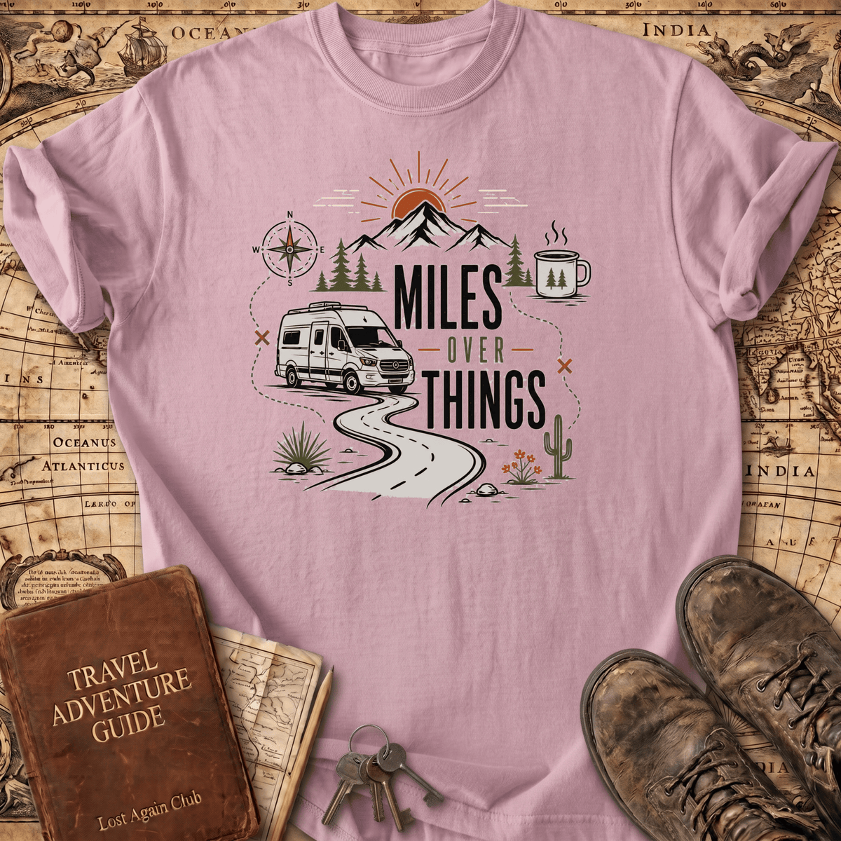 Miles Over Things - T-Shirt