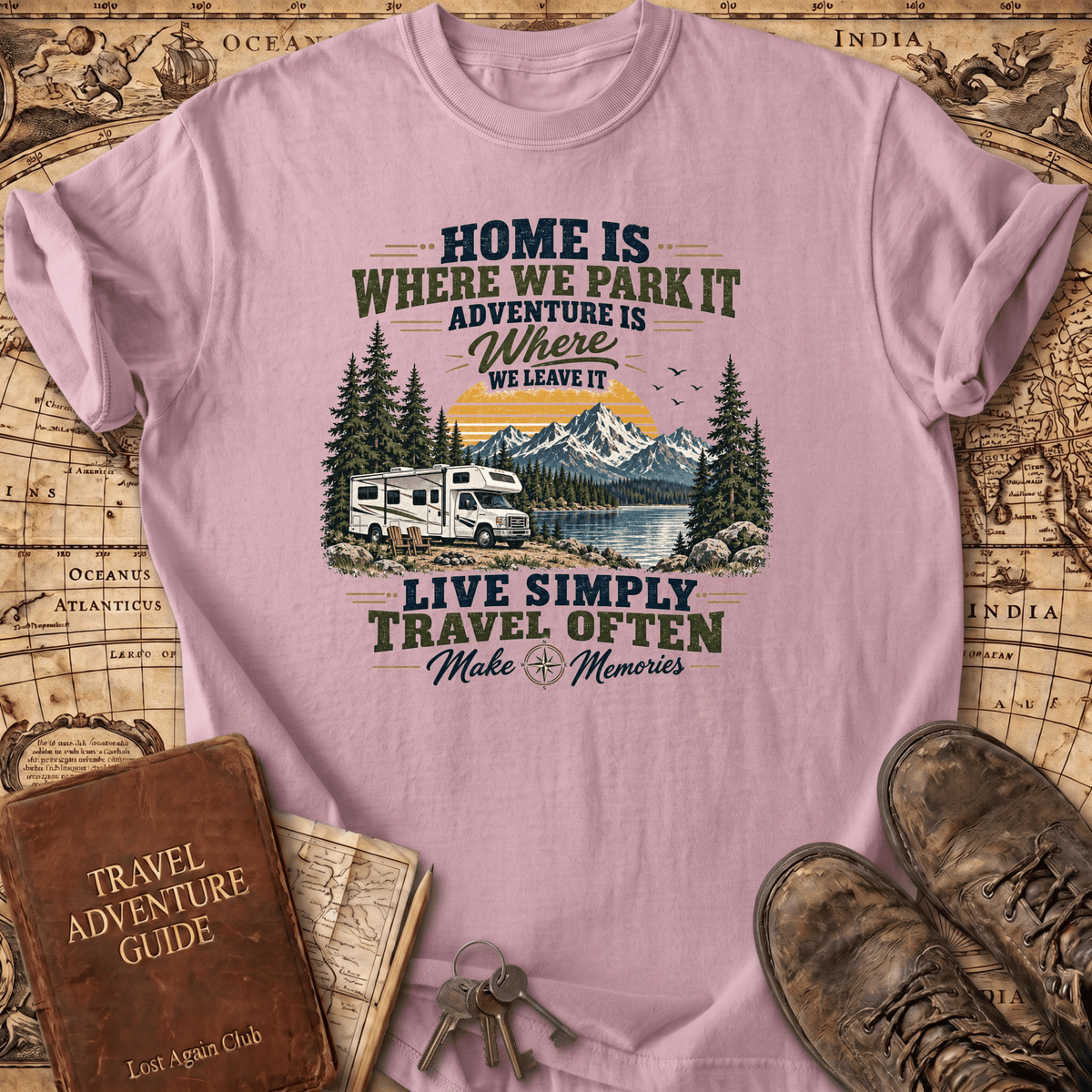 Home Is Where We Park It 2 - T-Shirt