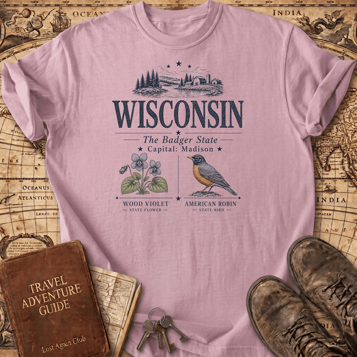 Wisconsin -- T-Shirt