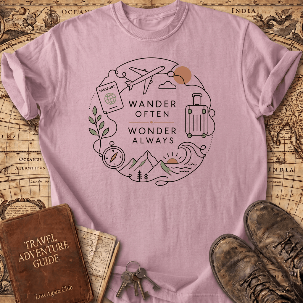 Wander Often Wonder Always T-Shirt
