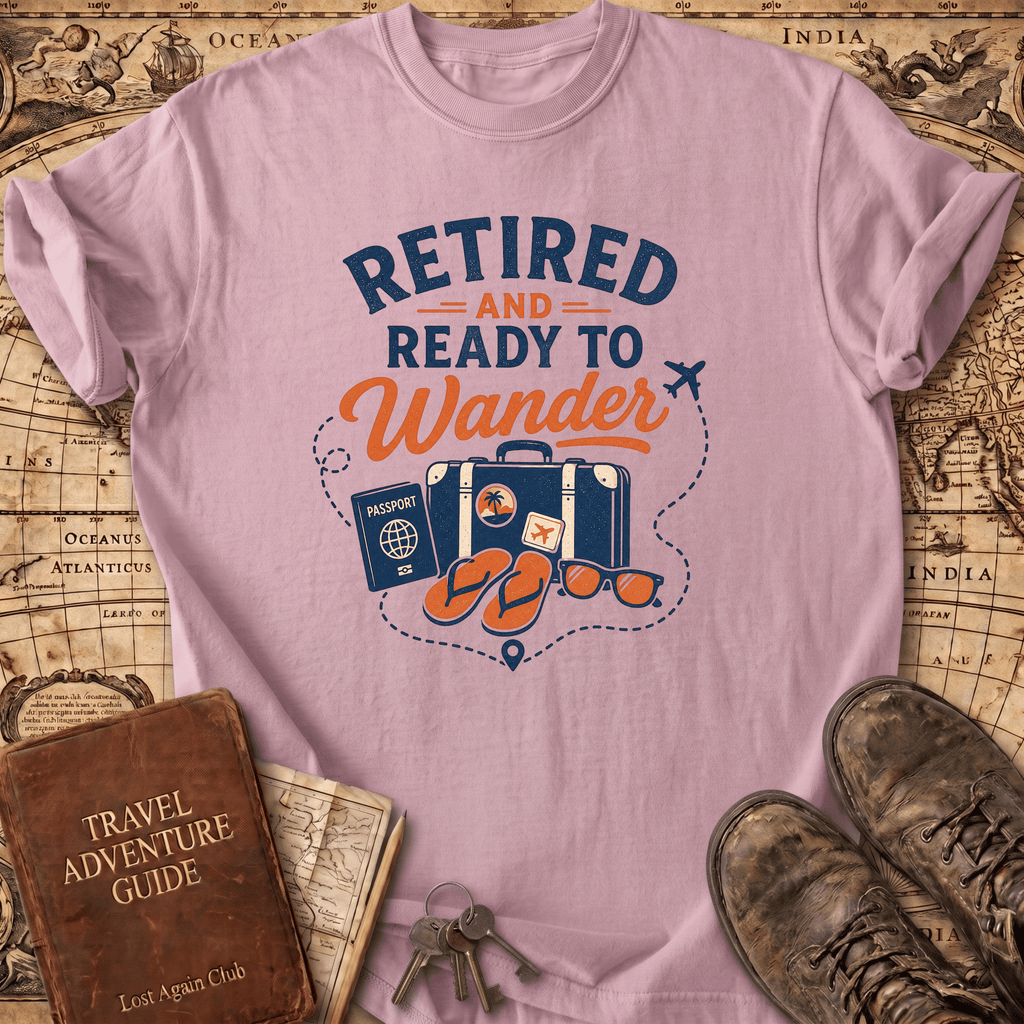 Retired And Ready To Wander - T-Shirt