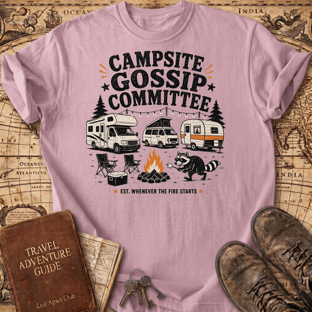 Campsite Gossip Committee - T-Shirt