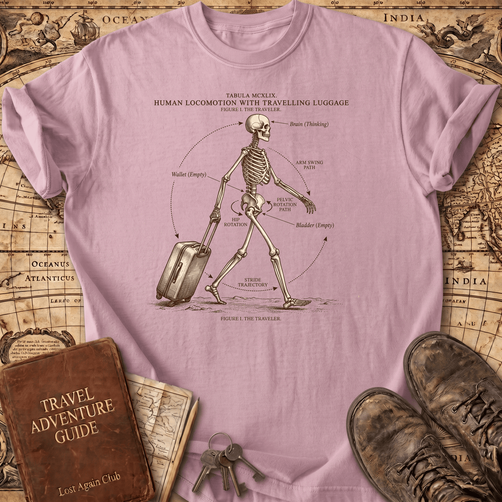 Traveling Skeleton T-Shirt