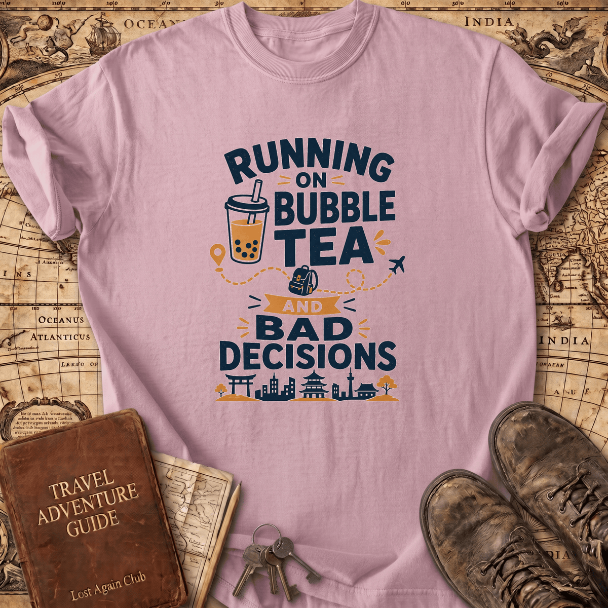 Running On Bubble Tea - T-Shirt