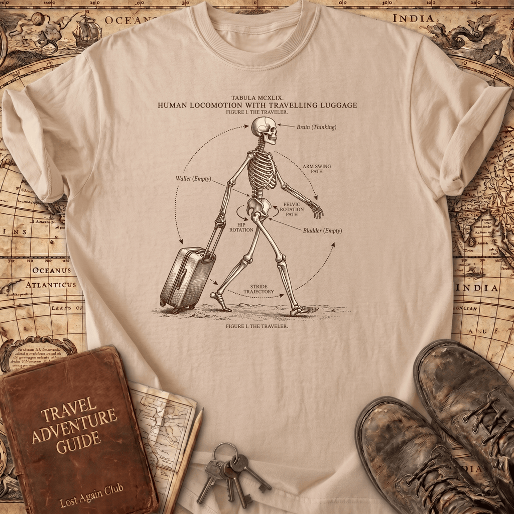 Traveling Skeleton T-Shirt