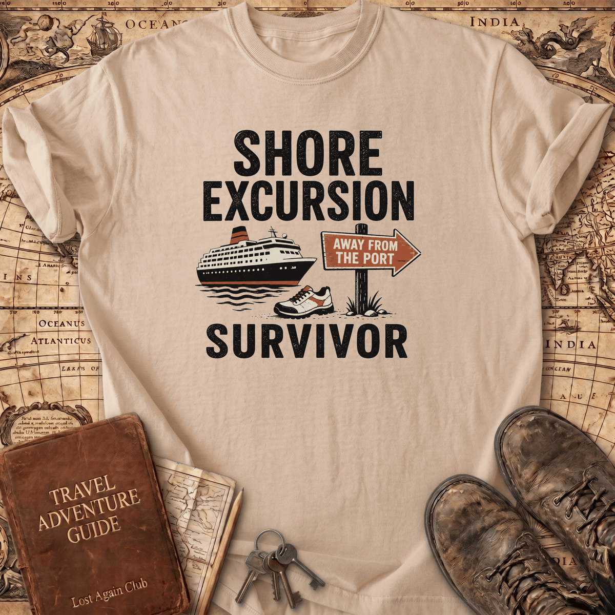 Shore Excursion Survivor - T-Shirt