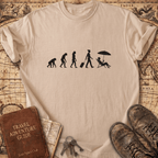 Evolution of Traveling Woman T-Shirt