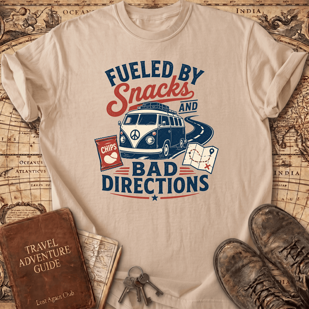Fueled By Snacks And Bad Decisions - T-Shirt
