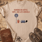 Running On Coffee Hope T-Shirt