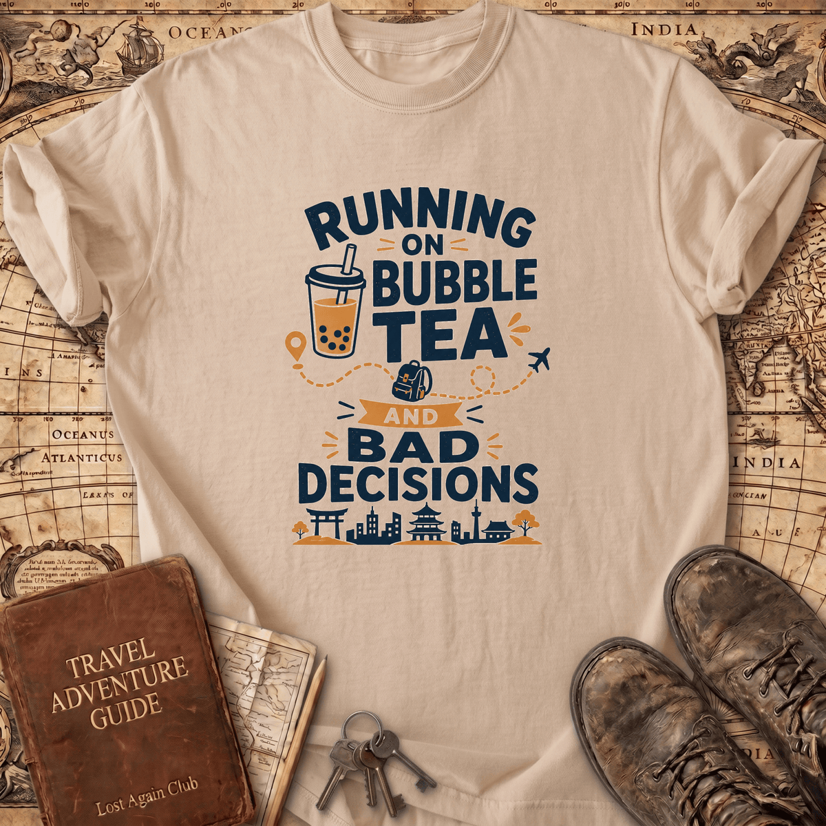 Running On Bubble Tea - T-Shirt