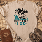 On A Seafood Diet I See The Bar - T-Shirt