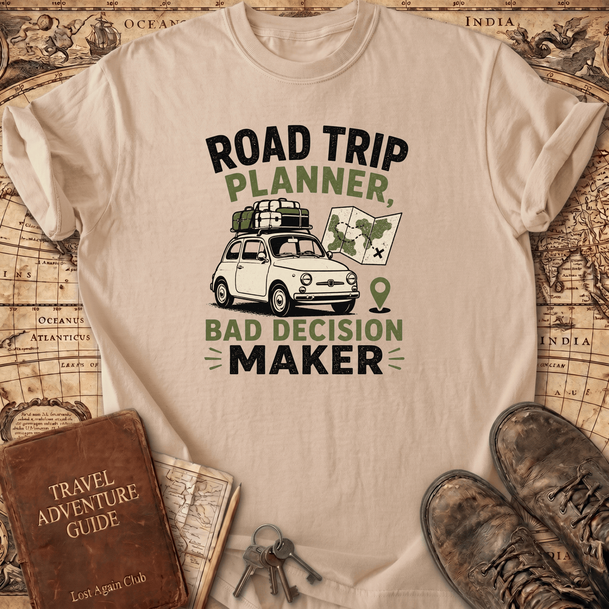 Road Trip Planner - T-Shirt