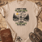 I Don't Ride To Add Days To My Life - Bike - T-Shirt