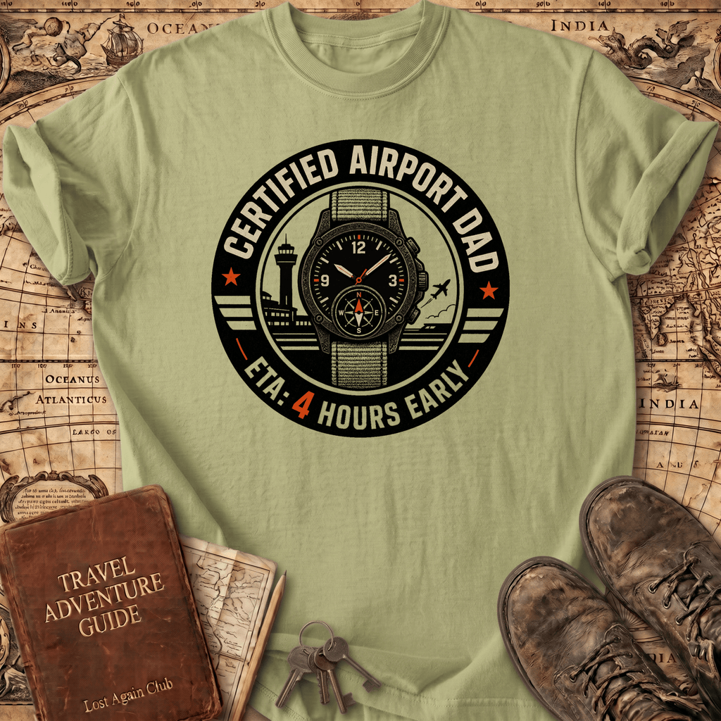 Certified Airport Dad - T-Shirt