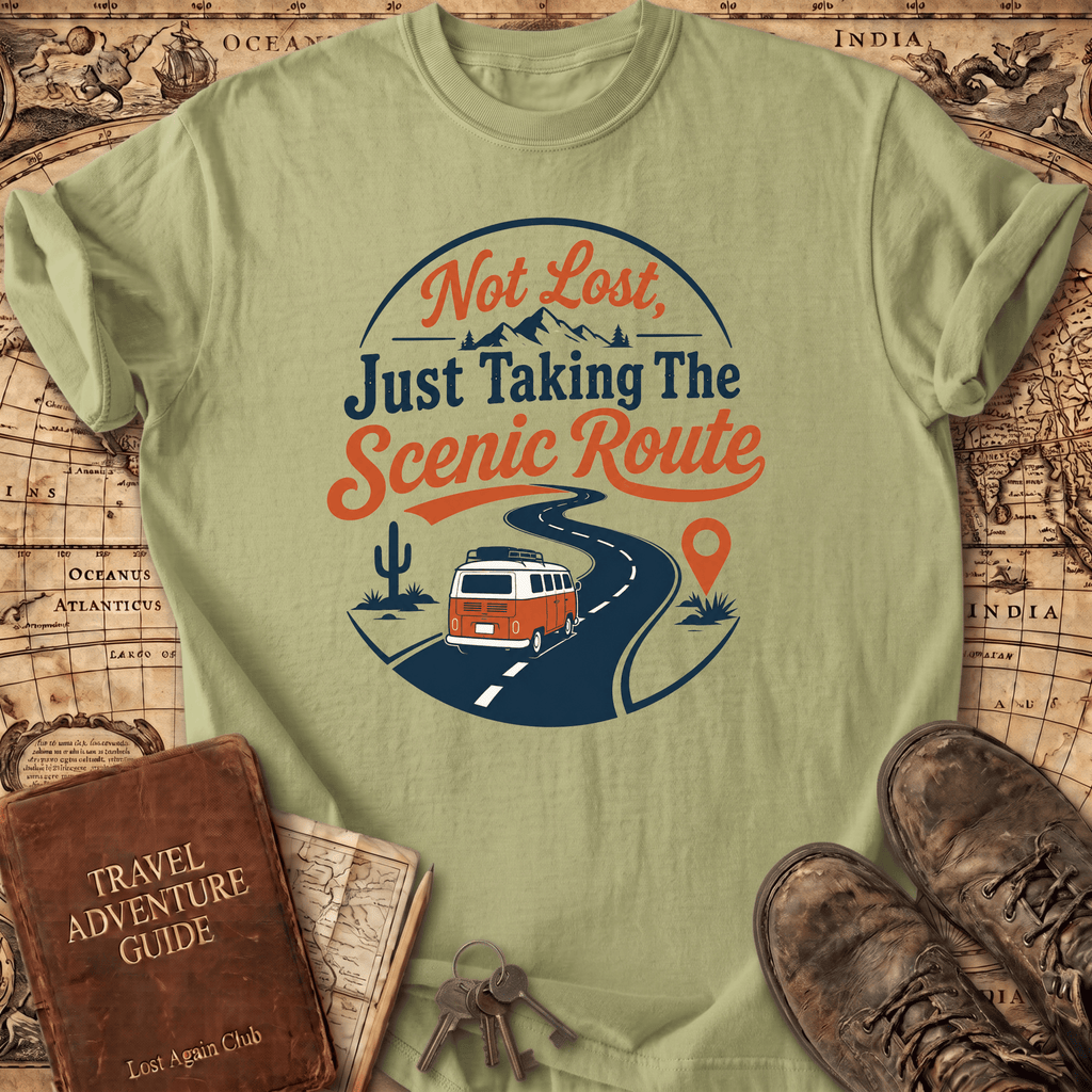Not Lost Just Taking The Scenic Route - T-Shirt