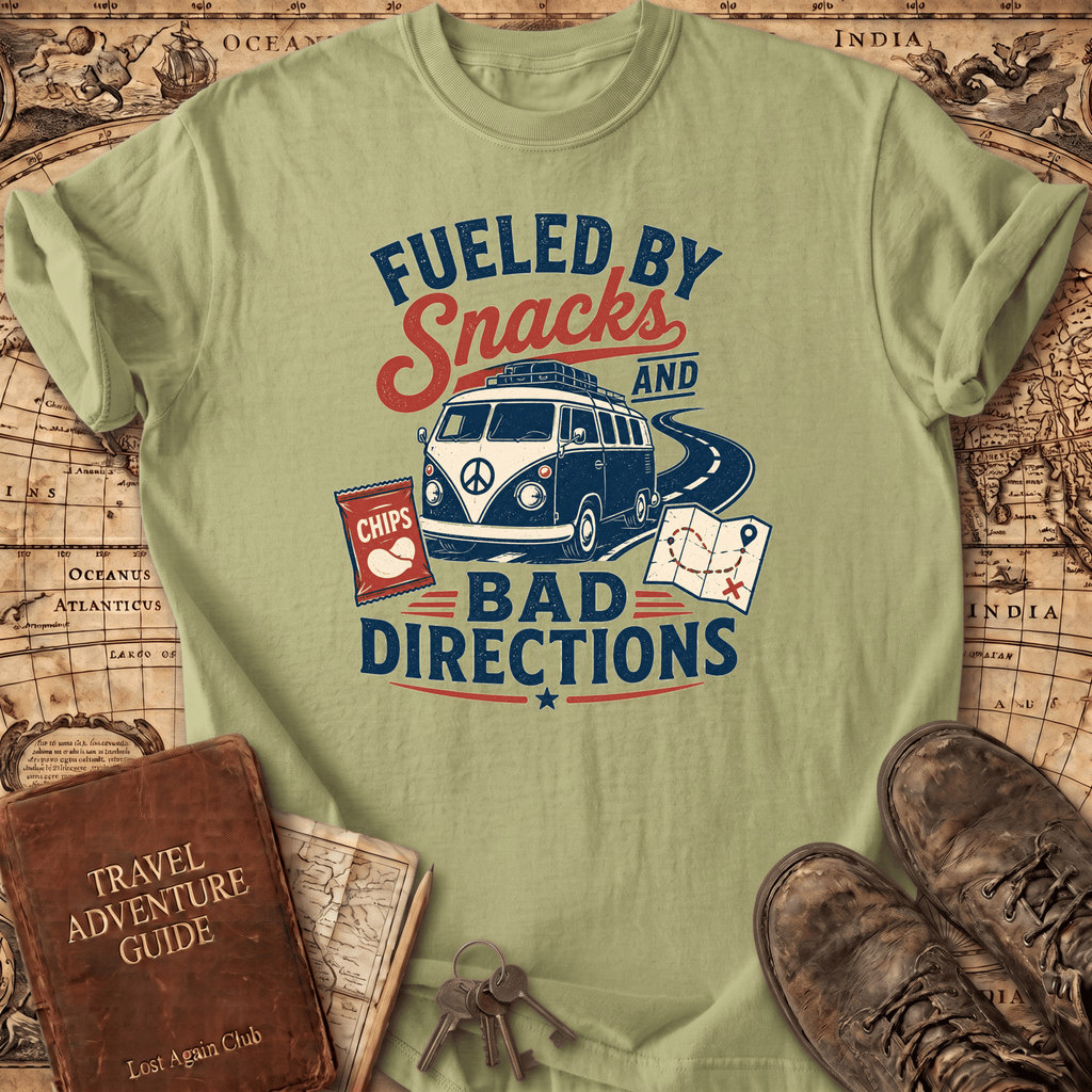 Fueled By Snacks And Bad Decisions - T-Shirt
