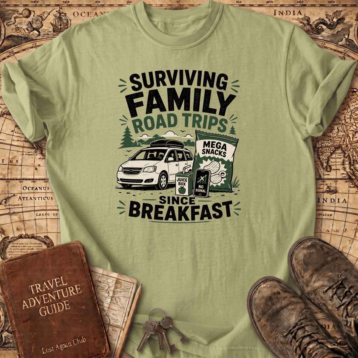 Surviving Family Road Trips - T-Shirt