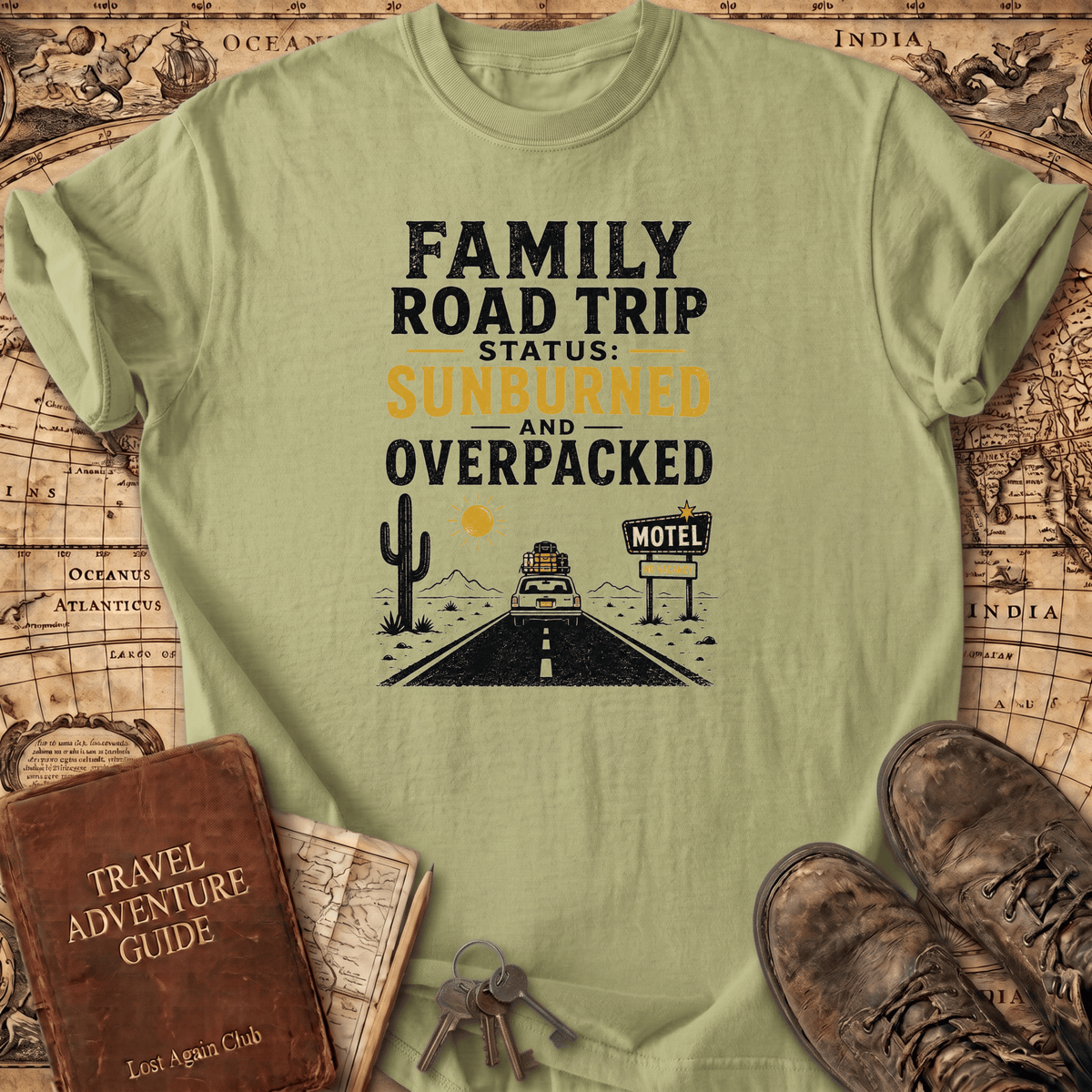Family Road Trip Status - T-Shirt