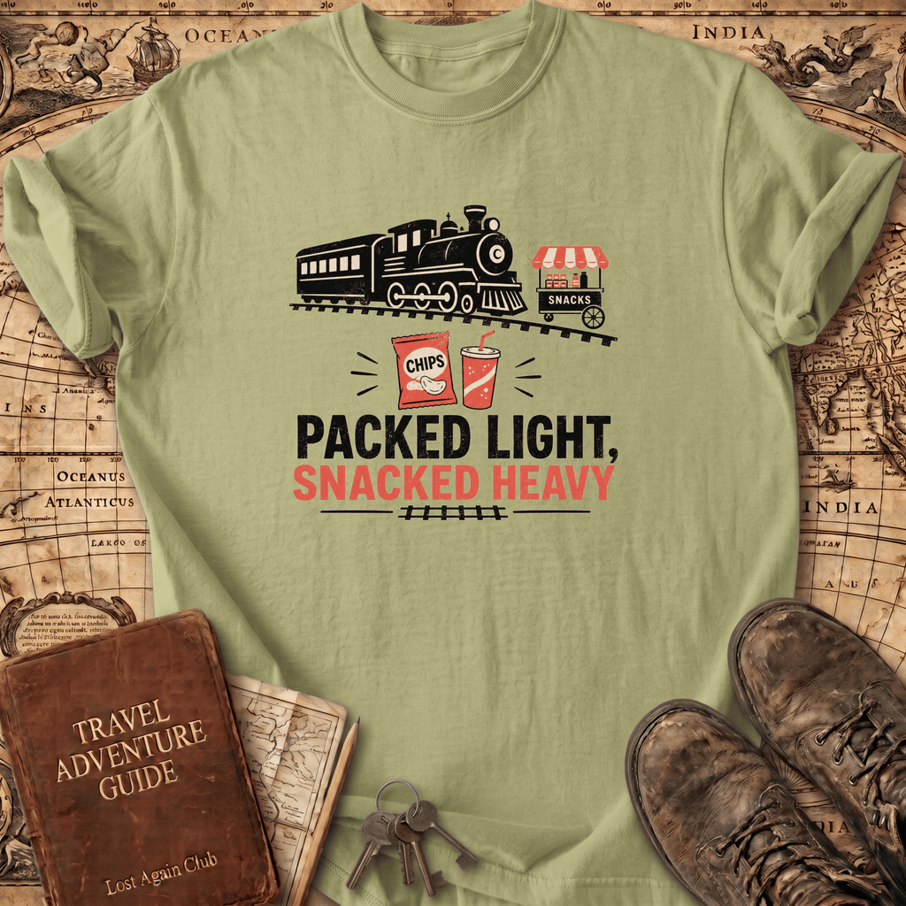 Packed Light Snacked Heavy - T-Shirt