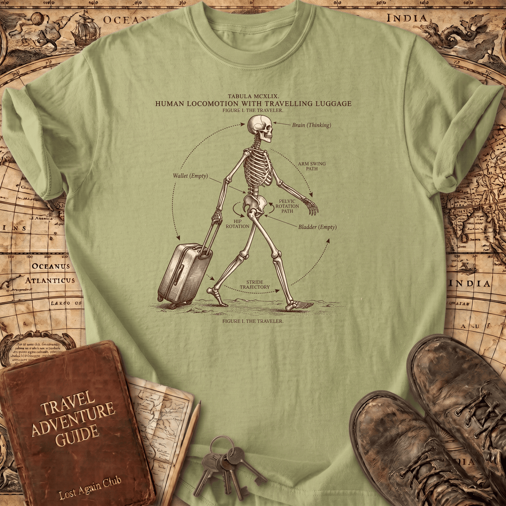 Traveling Skeleton T-Shirt
