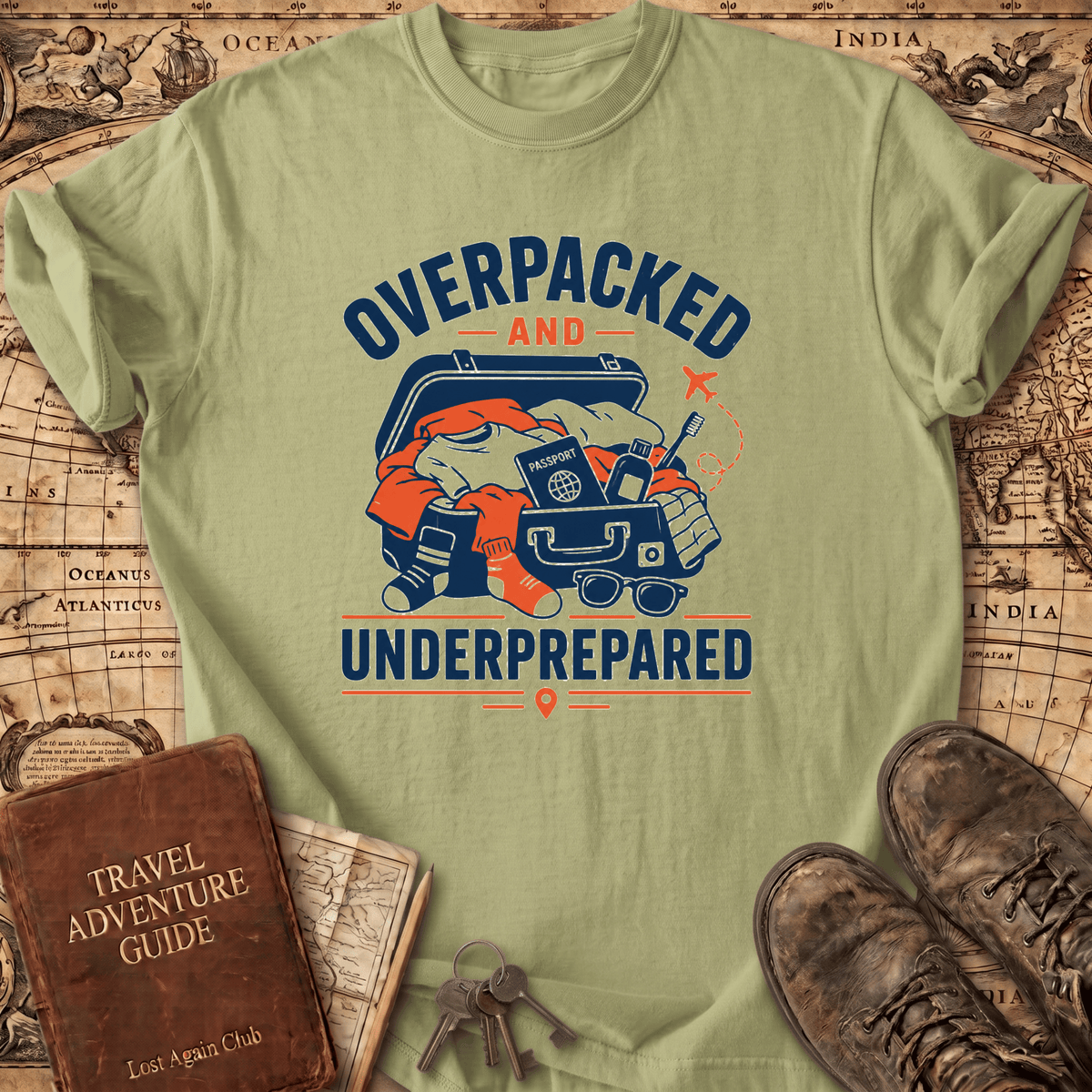 Overpacked And Underprepared - T-Shirt