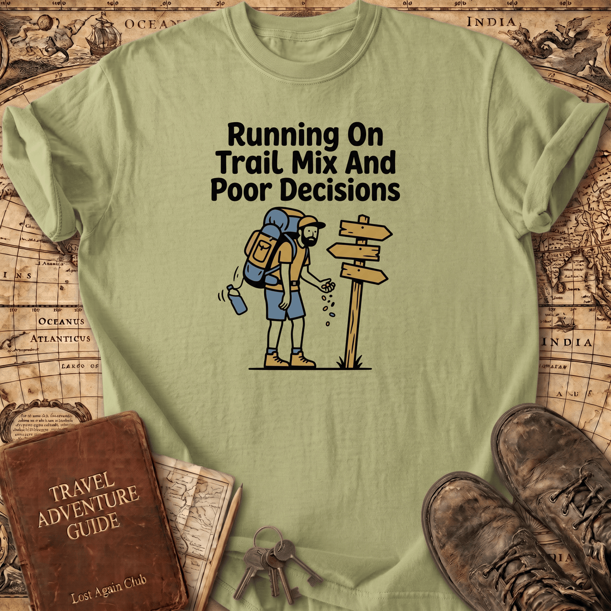 Running On Trail Mix T-Shirt