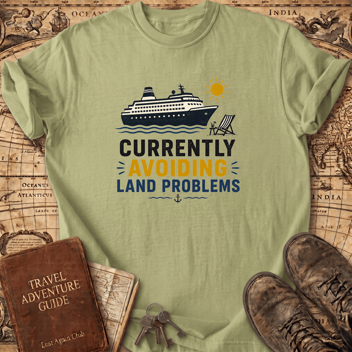 Currently Avoiding Land Problems - T-Shirt