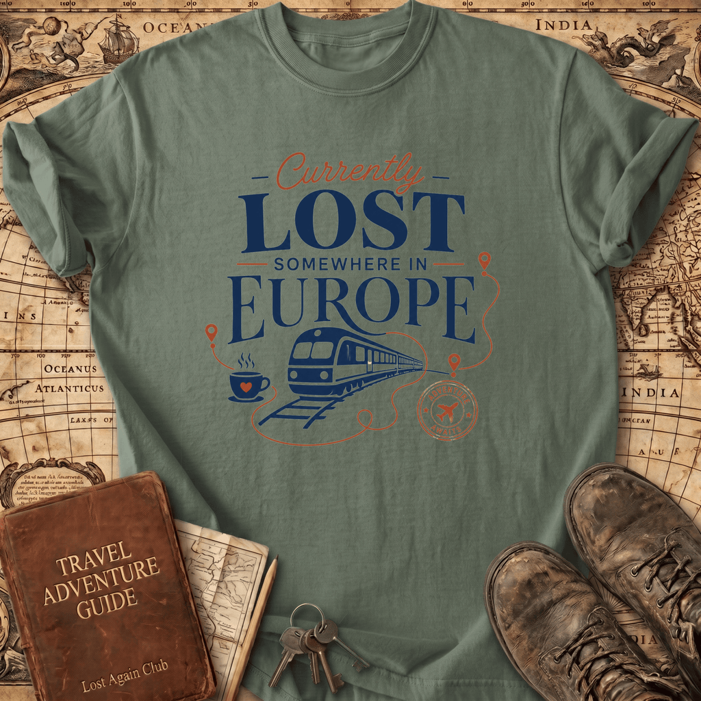 Currently Lost Somewhere In Europe - T-Shirt