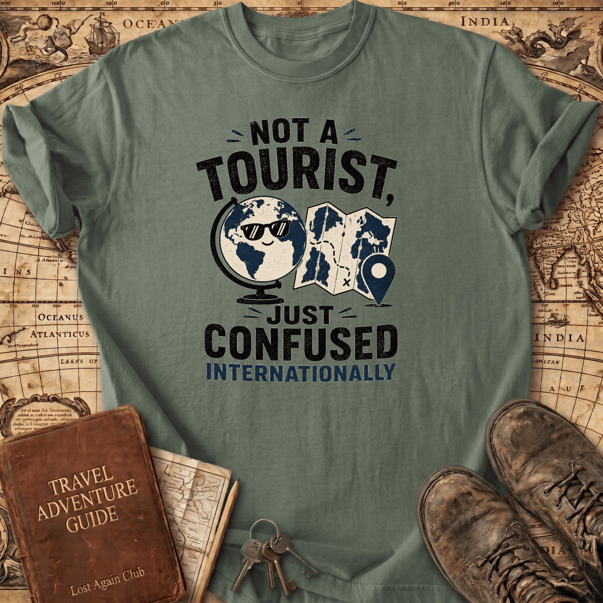 Not A Tourist - T-Shirt
